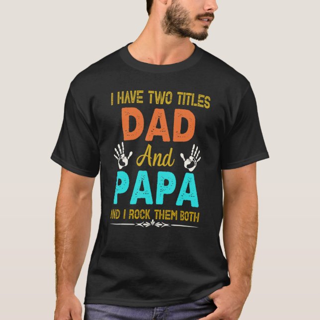 Jag har två avdelningar Pappa och Pappa Tee och ja (Framsida)