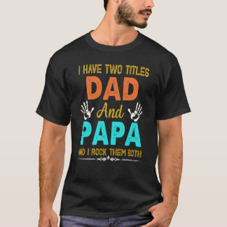 Jag har två avdelningar Pappa och Pappa Tee och ja