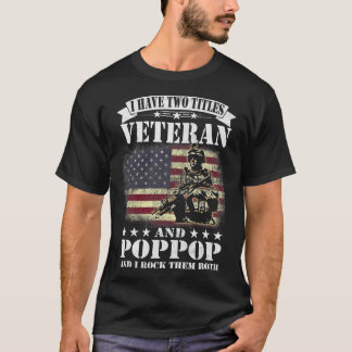 Jag har två avdelningar veteran och Poppop Tee Far