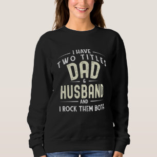 Jag har två plattor Pappa och Make och jag Sten de T Shirt