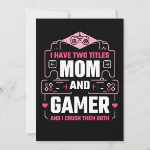 JAG HAR TVÅ TITLAR MAMMA OCH GAMER JULKORT