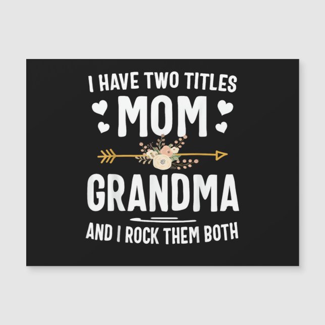Jag har två titlar Mamma och Mormor (Framsida)
