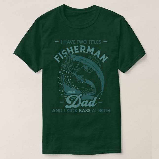 Jag har två titlar på fiskerummet t shirt (Design framsida)