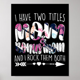 Jag har två titlar på Mamma Bonus Mamma Mamma Dam, Poster