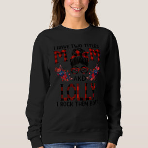 Jag har två titlar på Mamma och Lolly Red Buffalo T Shirt