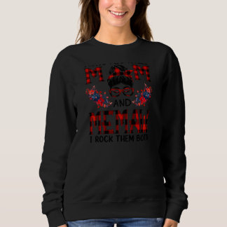 Jag har två titlar på Mamma och Memaw Red Buffalo T Shirt