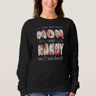 Jag har två titlar på Mamma och Nanny Grandma Mo T Shirt
