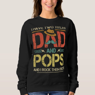 Jag har två titlar på Pappa och Pops Manar Vintage T Shirt