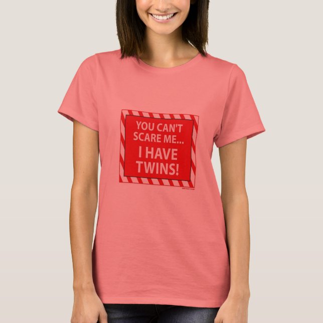 Jag har twillingar!2 t-shirt (Framsida)