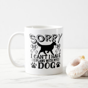 Jag har tyvärr planer med min Hund-offert Kaffemugg