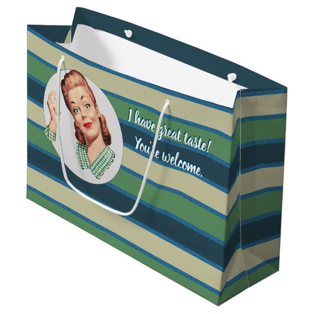 Jag har underbar smak. Du är welcome. (Framsidan Vinklad)