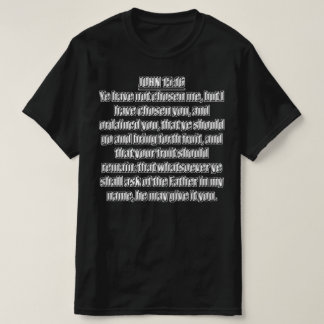 Jag har utvalt er Johannes 15 16 KJV T Shirt