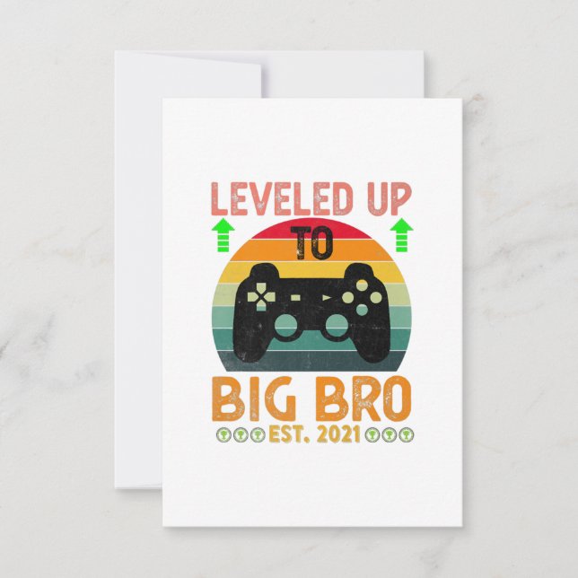 Jag har utvecklat storebror 2021 Gamer Gift OSA Kort (Framsida)