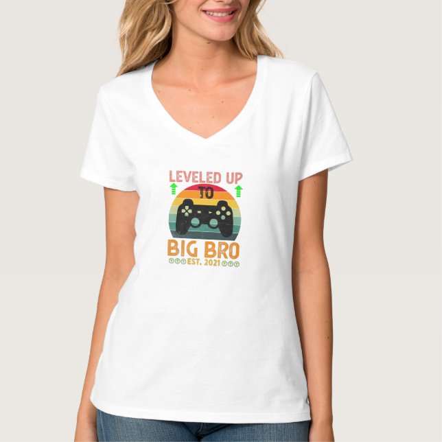 Jag har utvecklat storebror 2021 Gamer Gift T Shirt (Framsida)