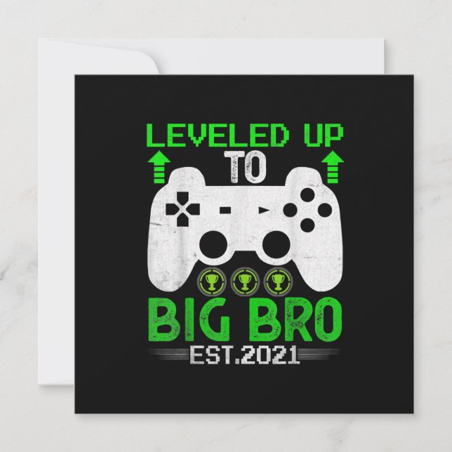 Jag har utvecklat storebror Est2021. Julkort (Framsida)