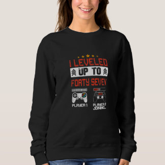 Jag har utvecklat upp till 47 Retro Birthday Gamer T Shirt