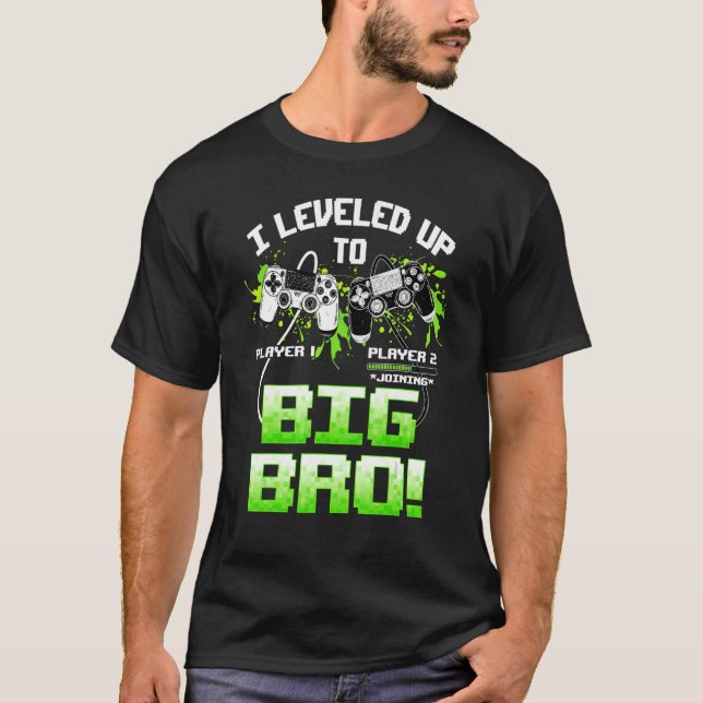 Jag har utvecklat upp till Big Bro Video Gamer New T Shirt (Framsida)