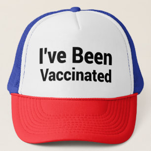 Jag har vaccinerats keps
