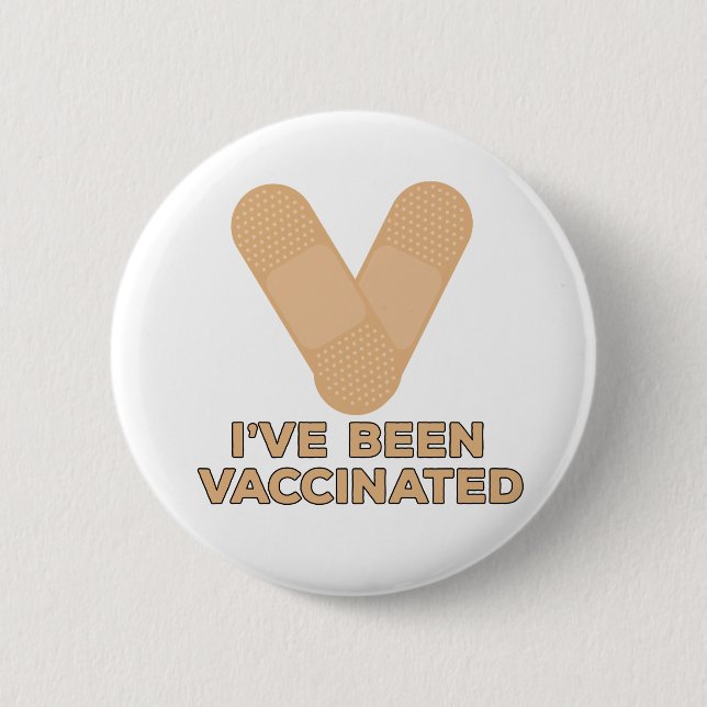 Jag har vaccinerats knapp (Framsida)