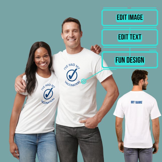 Jag har vaccinerats t shirt (Please enjoy our tee.)