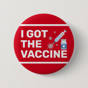"Jag Har vaccinet" - Stoppa viruset Knapp
