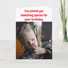 Jag har valt något speciellt till dig. kort