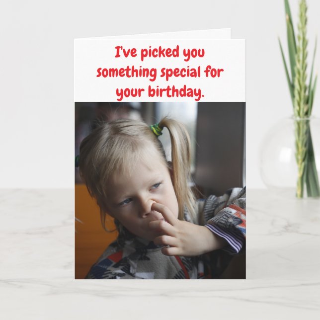 Jag har valt något speciellt till dig. kort (Framsida)