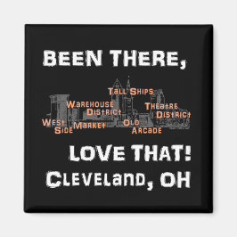 Jag har varit där, Kärlek! (svart) Magnet