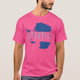 Jag har varit där Karta Flagga av Antarctica South T Shirt