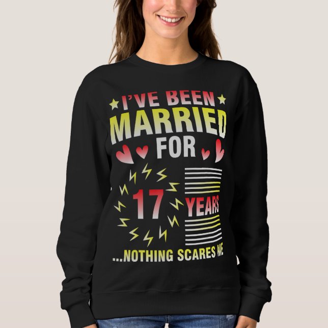 Jag har varit gift i 17 år. Inget T Shirt (Framsida)