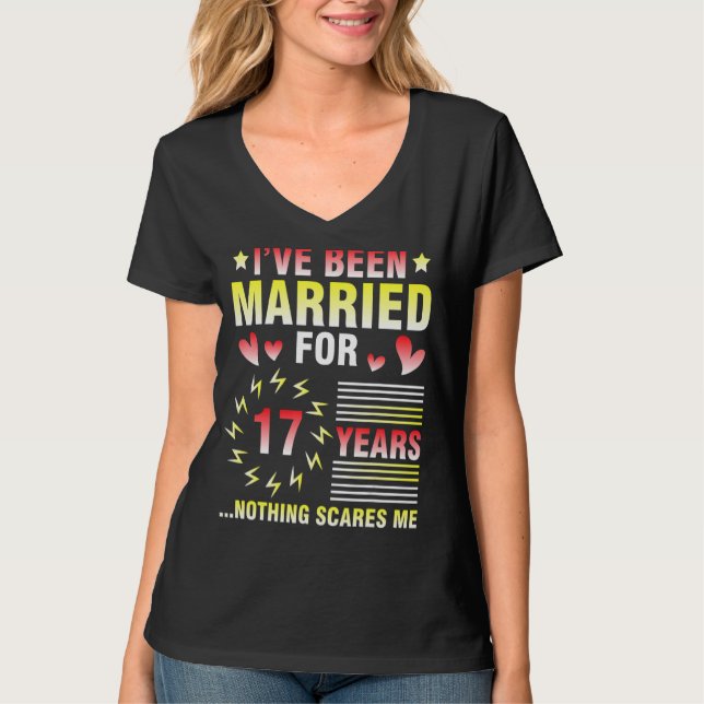 Jag har varit gift i 17 år. Inget T Shirt (Framsida)