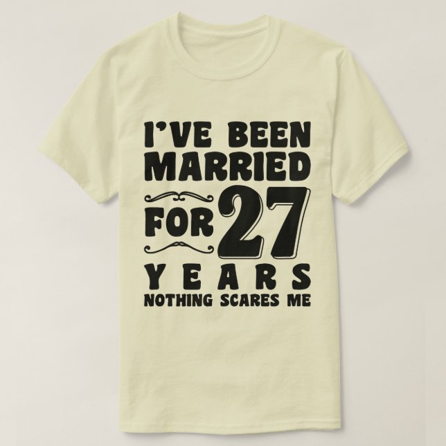 Jag har varit gift i 20 år bröllopsjubileum t shirt (Design framsida)