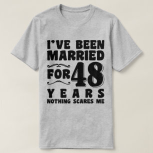 Jag har varit gift i 48 år Äktenskap Romantiskt T Shirt