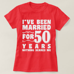 Jag Har Varit Gift I 50 År Födelsedagspresent T Shirt