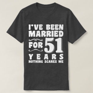Jag Har Varit Gift i 51 År Make Maka Roligt T Shirt