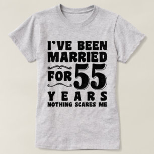 Jag Har Varit Gift I 55 År Födelsedagspresent T Shirt