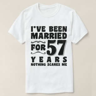 Jag Har Varit Gift I 57 År Make Maka Roligt T Shirt