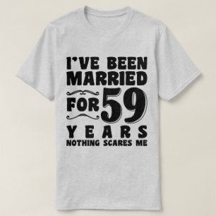 Jag Har Varit Gift i 59 År Make Maka Roligt T Shirt