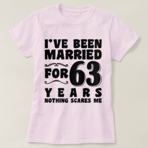 Jag Har Varit Gift I 63 År Förlovningspresent T Shirt
