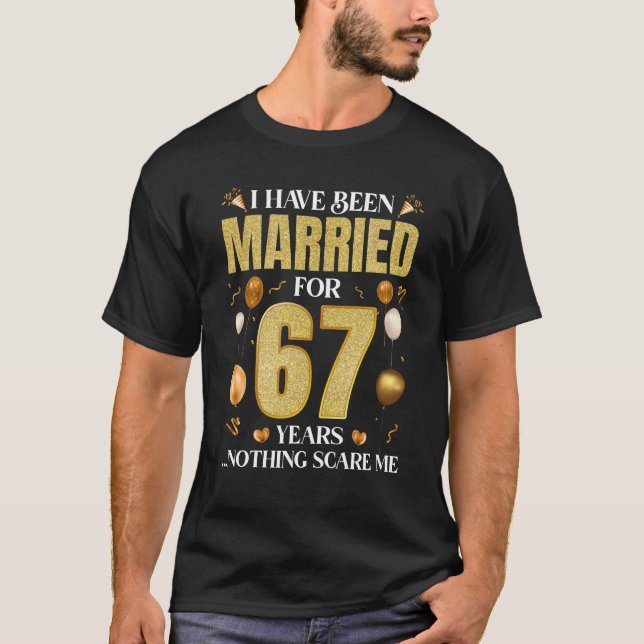 Jag Har Varit Gift I 67 År 67-års Bröllopsdag T Shirt (Framsida)