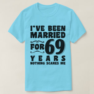 Jag Har Varit Gift I 69 År Farföräldrar Coola T Shirt