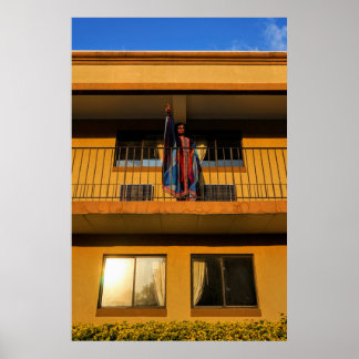 "Jag har varit på berget överst" Poster