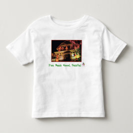'Jag har varit snäll, Tomte!' Småbarns t-shirt