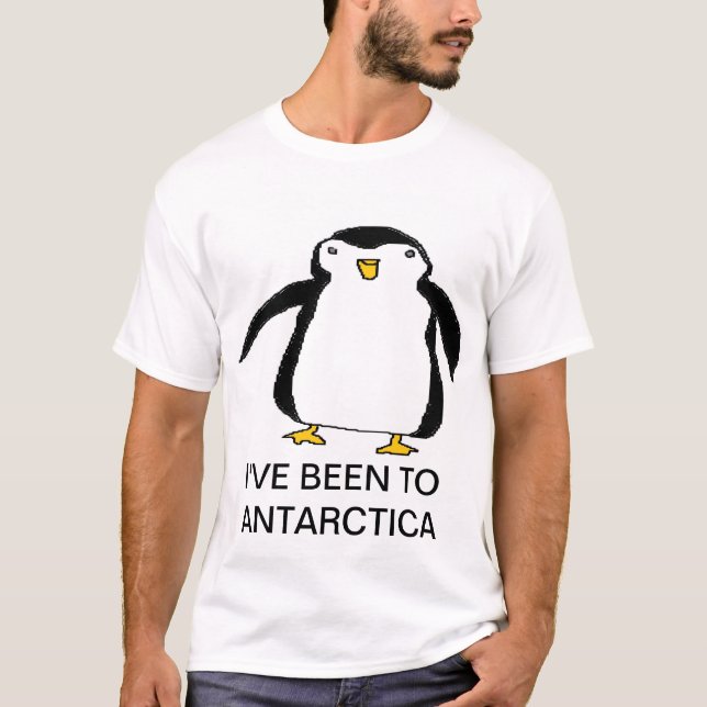 JAG HAR VARIT TILL ANTARCTICA T SHIRT (Framsida)