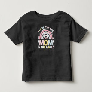 Jag Har Världens Bästa Mamma Boho Regnbåge T Shirt