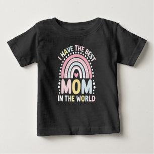 Jag har världens bästa Mamma i Boho Rainbow T Shirt