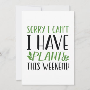 Jag har växter i Helg Tack Kort