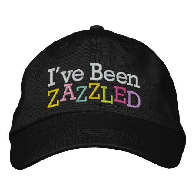 Jag har Zazzled av SRF Broderad Keps (Framsida)