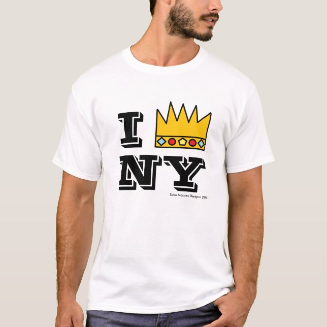 Jag härskar New York T Shirt (Framsida)