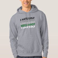 Jag Hat Golf Trevligt Skott Jag Älskar Golf Golfäl